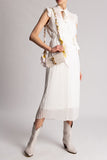 Zimmermann white pleated dress