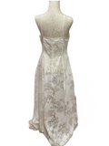 Ermanno Scervino white floral lace maxi dress