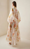 Zimmermann Tranquility Linen-Silk Floral Maxi Dress
