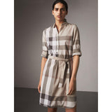 Burberry Check Printed Dress