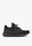 Louis Vuitton Black Mesh and Fabric Fastlane Sneakers