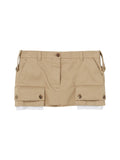 Miu Miu Chino cotton mini skirt