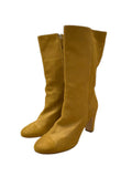 Chanel mustard yellow boots