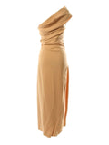 Dsquared little nude dress peach long gown