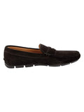 Prada brown suede loafers