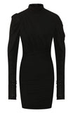 Isabel Marant black ruched dress