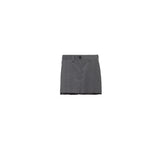 Miu Miu Grisaille logo-patch mini skirt