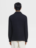 Zegna jerseywear black jacket