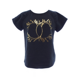 Chanel 2018 black graphic print shirt