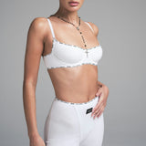 DOLCE&GABBANA x SKIMS white cotton jersey boxer shorts