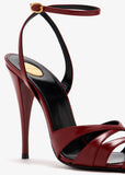 Saint Laurent Red Chandelle 110 Sandals New