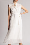 Zimmermann white pleated dress
