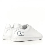 New Valentino Garavani Calfskin Vlogo White Sneakers