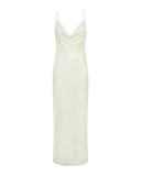 Meshki MARISE off white sequin long Dress