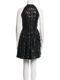 Chanel Spring 2021 collection black silk A-line mini dress
