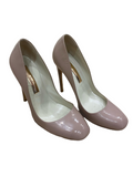Rupert Sanderson blush pink patent pumps