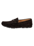Prada brown suede loafers