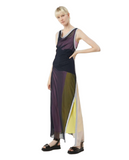Sportmax multicolour jersey layered midi dress
