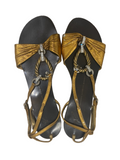 Giuseppe Zanotti gold sandals