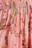 Zimmermann pink luminosity floral mini skirt