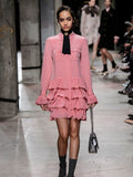 Paul & Joe pink ruffle dress