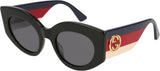 Gucci GG0275S Black Cat Eye Acetate Sunglasses