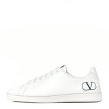 New Valentino Garavani Calfskin Vlogo White Sneakers