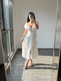 Revolve white Midi Summer Dress