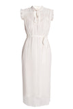 Zimmermann white pleated dress