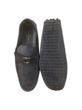 Louis Vuitton Dark Grey Suede Loafers