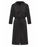 Hermes black mosaique midi dress