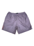 Prada Old Rose side logo swim shorts