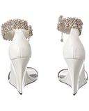 Giuseppe Zanotti Jetaime 105 Patent White Wedge Sandal