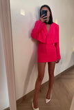 Meshki Hot Pink skirt Suit