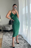 Manera Odevatca Green long dress