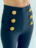 Balmain gold button Pants