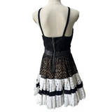 Roberto Cavalli cotton silk eyelet crochet lace dress