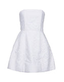 Alice + Olivia white lace cotton dress