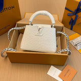 Louis Vuitton capucine bag Croco and ostrich