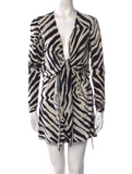 Rat & Boa Allegra Animal Print Mini Dress