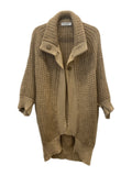 Sain Laurent Beige oversized wool and cashmere Cardigan