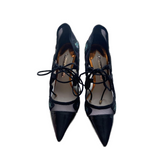 Sophia Webster black leopard print heels