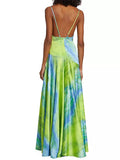 Bronx & Banco Leo Satin Printed Gown