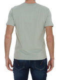 Kenzo Light Green Tiger Embroidered T-shirt