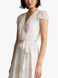 Polo Ralph Lauren Isabela floral wrap midi dress