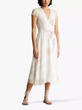 Polo Ralph Lauren Isabela floral wrap midi dress
