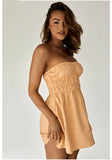 Meshki mango eloise strapless mini dress
