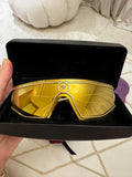 Versace Eyewear Medusa Embellished Sunglasses