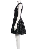 Chanel Spring 2021 collection black silk A-line mini dress
