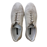 Dolce&Gabbana beige brushed suede low sneakers
